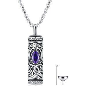 Tree of Life Necklace Tree of Life Urn Necklace Sterling Silver Tree of Life